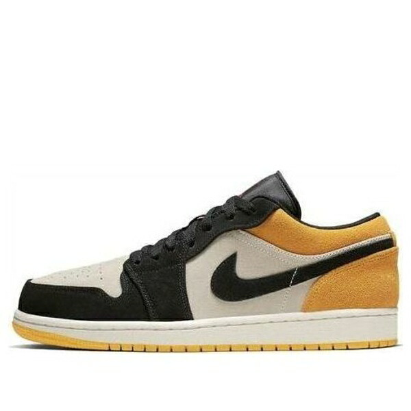 Jordan ジョーダン メンズ スニーカー  【Air Jordan 1 Low \u0027University Gold\u0027 553558-127】  大きさ US_7(25.0珊)