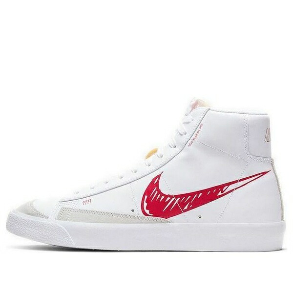 Nike ナイキ メンズ スニーカー  【Nike Blazer Mid 77 \u0027Sketch - Red\u0027 CW7580-100】  大きさ US_6.5(24.5珊)