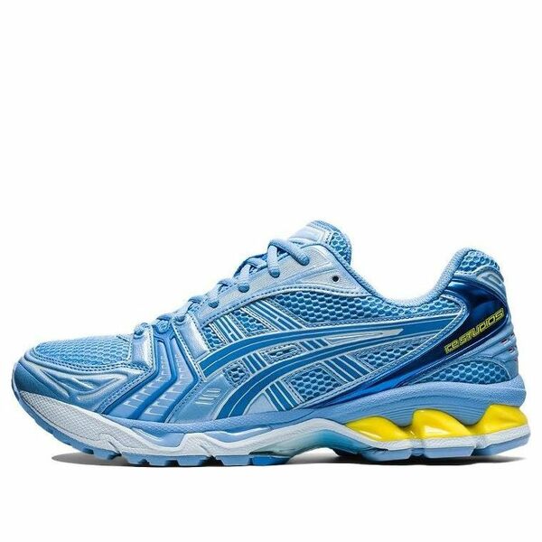 ASICS アシックス メンズ スニーカー  【ASICS x ICE Studios Gel-Kayano 14 \u0027Sky Blue Yellow\u0027 1201A514-400】  大きさ US_M_4