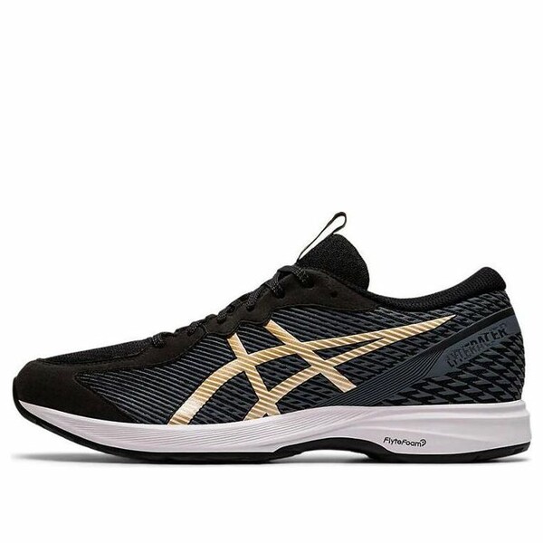ASICS アシックス メンズ スニーカー  【ASICS Lyteracer 2 \u0027Black Pure Gold\u0027 1011A674-001】  大いさ US_7.5(25.5糎)