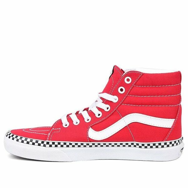 Vans バンズ メンズ スニーカー 【Vans SK8-HI 'Check Foxing - Racing Red' VN0A38GEVS5】 サイズ US_12(30.0cm)｜asty