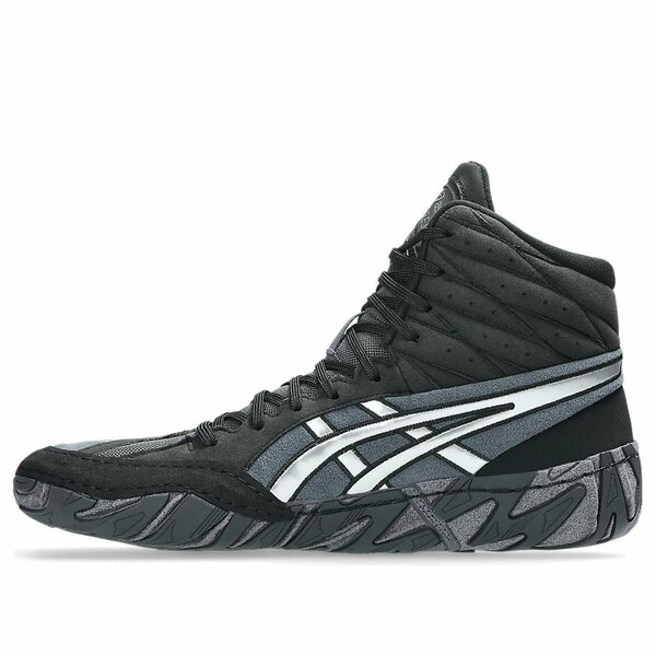 ASICS アシックス メンズ スニーカー  【ASICS Aggressor 6 \u0027Black Pure Silver\u0027 1081A067-001】  大きさ US_M_4