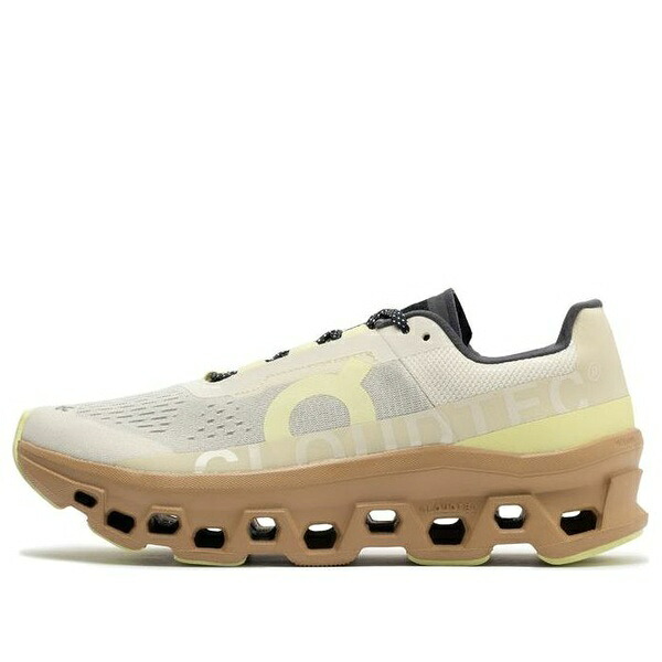 On Running オン 駈けっくら メンズ スニーカー  【On Running Cloudmonster \u0027Cream Dune\u0027 61.98286】  大きさ US_11(29.0珊)