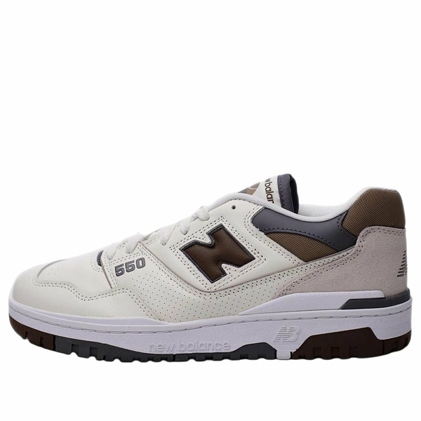 New Balance ニュー平衡にする メンズ スニーカー  【New Balance 550 \u0027Sea Salt Dark Mushroom\u0027 BB550ESH】  大きさ US_9(27.0糎)