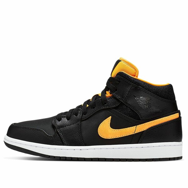 Jordan ジョーダン メンズ スニーカー  【Air Jordan 1 Mid SE \u0027Black Gold\u0027 CI9352-001】  大きさ US_7(25.0珊)