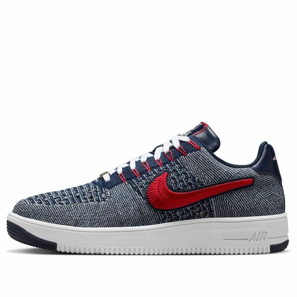Nike ナイキ メンズ スニーカー  【Nike Air Force 1 Ultra Flyknit Low \u0027Patriots Robert Kraft Wolf Grey\u0027 FV4079-012】  大きさ US_9.5(27.5糎)