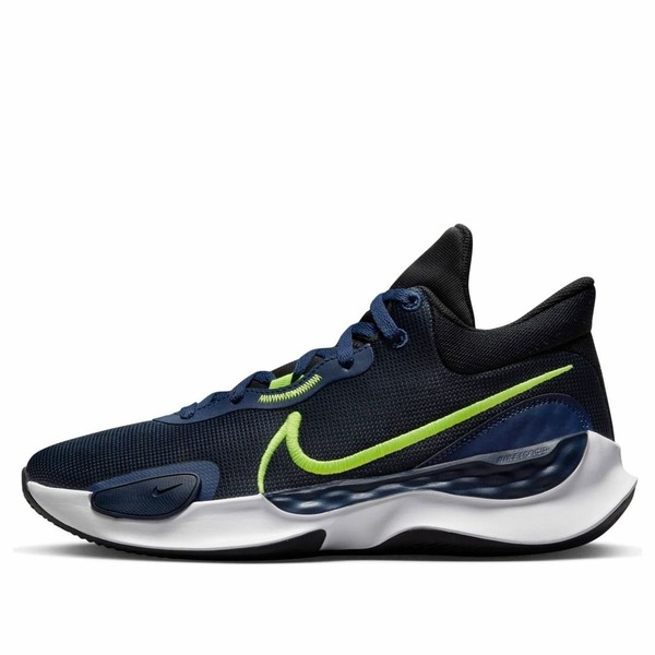 Nike ナイキ メンズ スニーカー  【Nike Renew Elevate 3 \u0027Black Navy Volt\u0027 DD9304-005】  大きさ US_7.5(25.5糎)