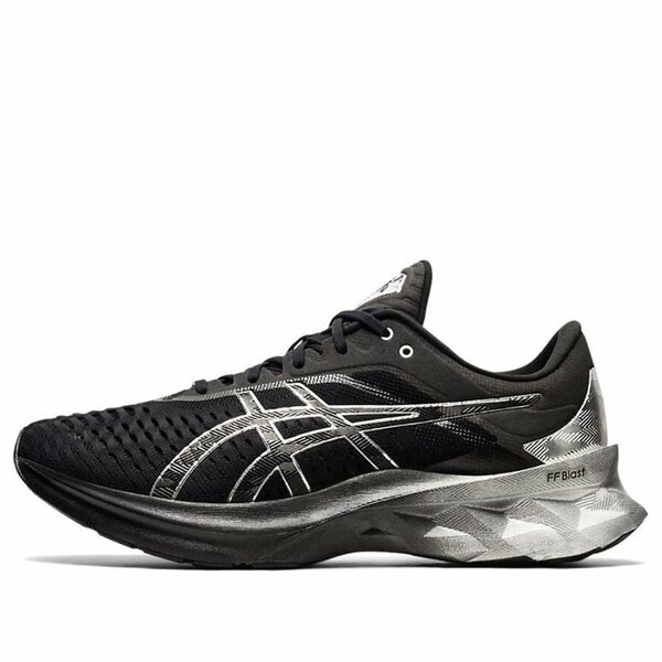 ASICS アシックス メンズ スニーカー  【ASICS Novablast \u0027Black Pure Silver\u0027 1011B157-001】  大きさ US_8.5(26.5糎)