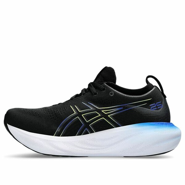 ASICS アシックス メンズ スニーカー  【ASICS Gel-Nimbus 25 \u0027Black Glow Blue\u0027 1011B547-004】  大きさ US_10.5(28.5糎)