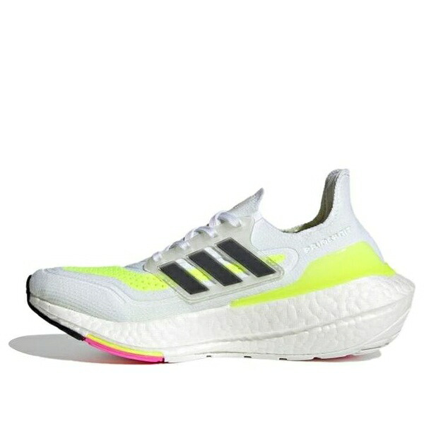 adidas アディダス メンズ スニーカー  【adidas Ultraboost 21 J \u0027White Solar Yellow\u0027 FZ2929】  大きさ US_6.5(24.5糎)