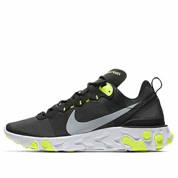 Nike ナイキ メンズ スニーカー  【Nike React Element 55 \u0027Black Volt\u0027 BQ6166-001】  大きさ US_7(25.0糎)