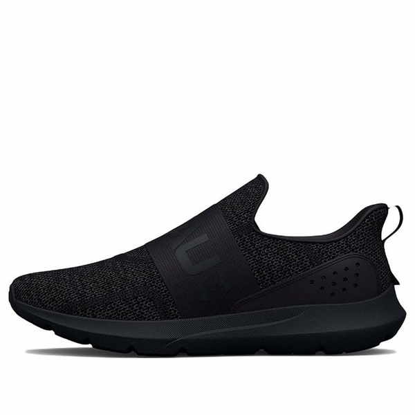 Under Armour アンダーアーマー メンズ スニーカー  【Under Armour Surge 3 Slip \u0027Triple Black\u0027 3026506-002】  大きさ US_11.5(29.5糎)