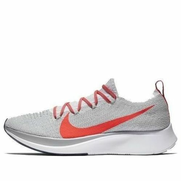 Nike ナイキ メンズ スニーカー  【Nike Zoom Fly Flyknit \u0027Grey Bright Crimson\u0027 AR4561-044】  大きさ US_M_15