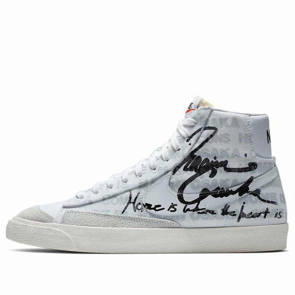 Nike ナイキ メンズ スニーカー  【Nike Naomi Osaka x COMME des GARCONS x Blazer Mid \u002777 \u0027Home Is Where The Heart Is\u0027 DA5383-100】  大きさ US_M_4.5