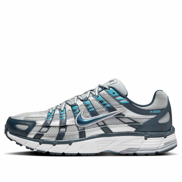 Nike ナイキ メンズ スニーカー  【Nike P-6000 \u0027Armory Navy Flat Silver\u0027 CD6404-402】  大いさ US_10(28.0糎) メンズ靴-靴-スニーカー