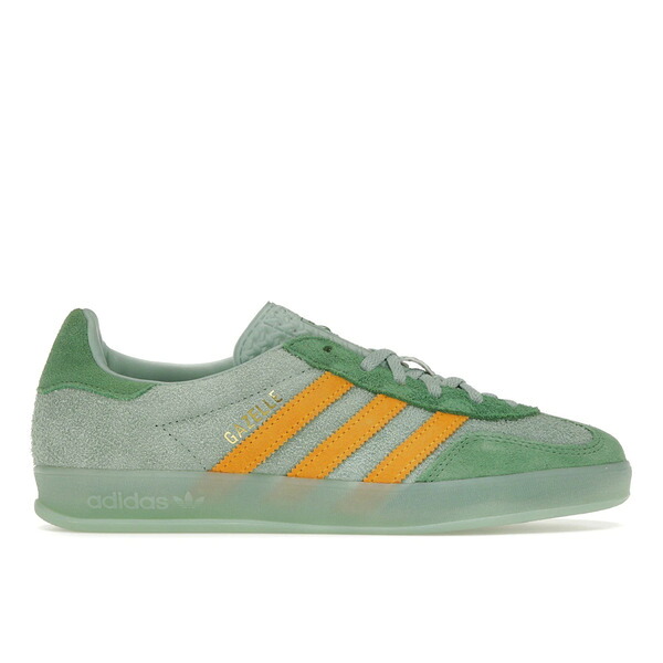 adidas アディダス レディース スニーカー  【adidas Gazelle Indoor Hazy Green Crew Yellow (Women\u0027s)】  大きさ US_6.5(23.5糎) Hazy Green/Preloved Green/Crew Yellow