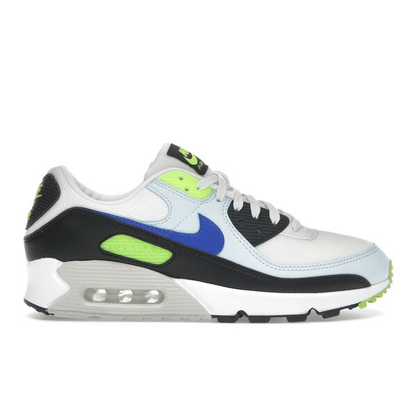 Nike ナイキ レディース スニーカー  【Nike Air Max 90 White Blue Tint Volt (Women\u0027s)】  大きさ US_6(23.0糎) Summit White/Volt/Blue Tint/Racer Blue