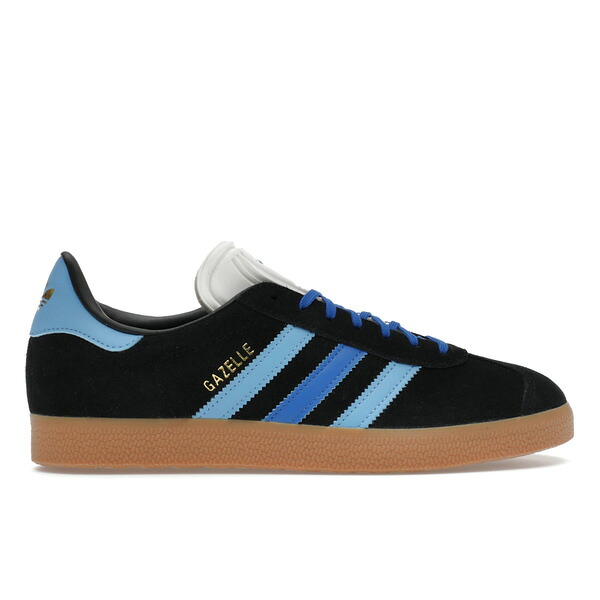 adidas アディダス レディース スニーカー  【adidas Gazelle Black Light Blue (Women\u0027s)】  大きさ US_9.5(26.5糎) Core Black/Blue/Light Blue