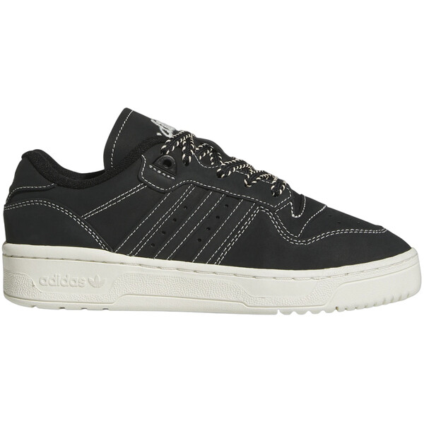 adidas アディダス レディース スニーカー 【adidas Rivalry Low Core Black Ivory Sand Strata (Women's)】 サイズ US_5(22.0cm) Core Black/Ivory/Sand Strata|asty
