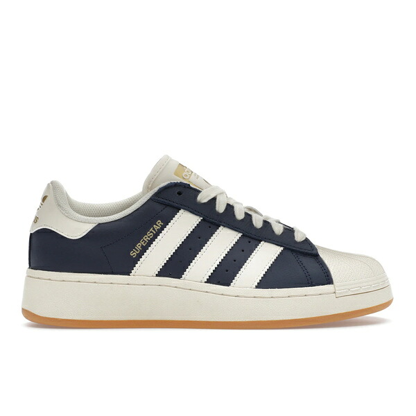 adidas アディダス レディース スニーカー  【adidas Superstar XLG Night Indigo Cream White Gum (Women\u0027s)】  大きさ US_5.5(22.5糎) Night Indigo/Cream White/Gum