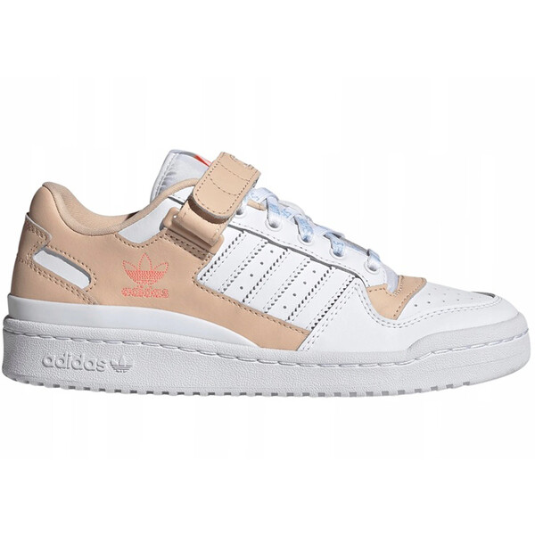 adidas アディダス レディース スニーカー  【adidas Forum Low Halo Blush Cloud White (Women\u0027s)】  大きさ US_7.5(24.5糎) Halo Blush / Cloud White / Acid Red