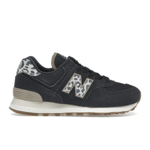 New Balance ニューバランス レディース スニーカー 【New Balance 574 Phantom Leopard Gum (Women's)】 サイズ US_6.5(23.5cm) Phantom/Sea Salt｜asty