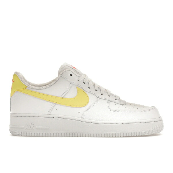 Nike ナイキ レディース スニーカー 【Nike Air Force 1 Low '07 White Citron (Women's)】 サイズ US_7(24.0cm) White/Light Citron|asty