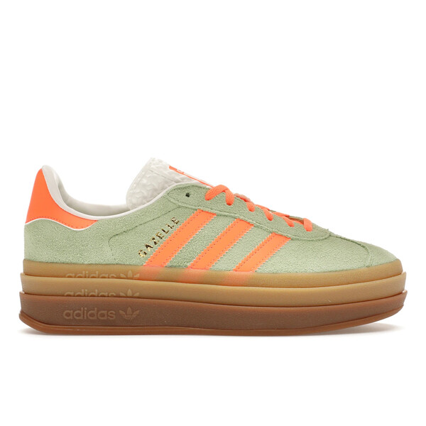 adidas アディダス レディース スニーカー  【adidas Gazelle Bold Semi Green Spark (Women\u0027s)】  大きさ US_5.5(22.5糎) Semi Green Spark/Screaming Orange / Core White