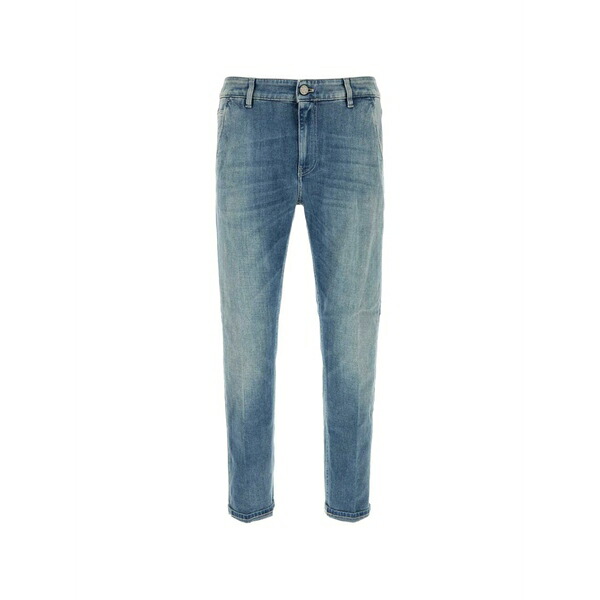 PTトリノ メンズ ジーンズズボン下 ボトムス Five-pocket straight jeans Blue