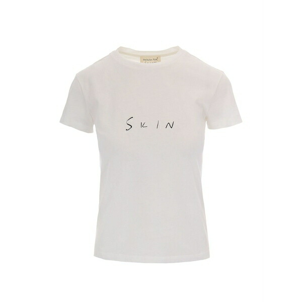パトリツィア ペペ レディース Tシャツ トップス Slogan-print t-shirt White｜asty