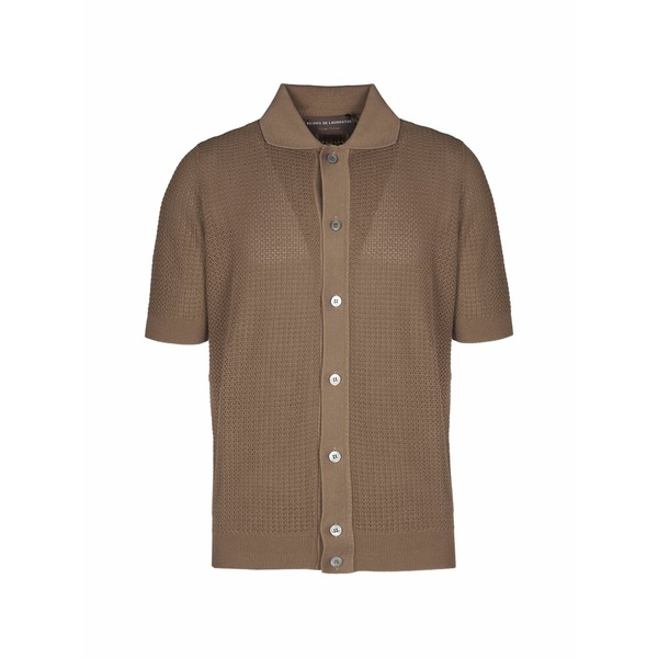 フィリッポ デ ラウレンティス メンズ プルオーバー トップス Short-sleeves shirt Brown