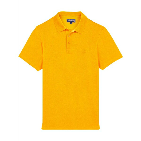 ヴィルブレクイン メンズ スポーツシャツ トップス Terry polo shirt Orange