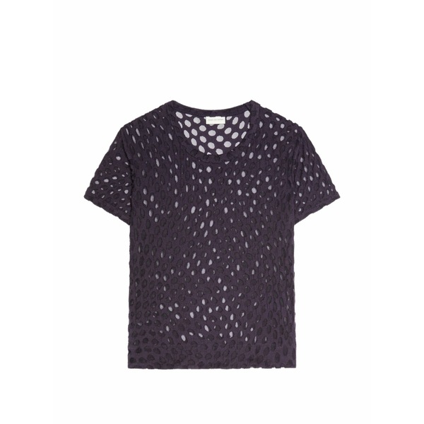 ドリス・ヴァン・ノッテン レディース Tシャツ トップス Dot-pattern t-shirt Purple|asty