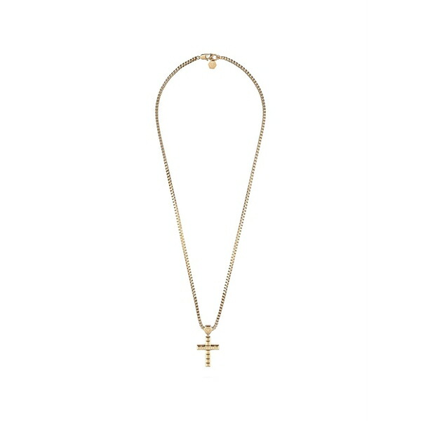 フィリップ飾り気の無い メンズ 頸飾り・チョー鉄道車両 添え物 Crucifix chain necklace Gold