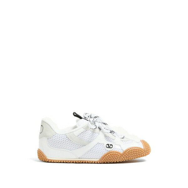 ヴァレンティノ ガラヴァーニ レディース スニーカー シューズ Amphibia sneakers インチ rubberized calfskin and split leather White