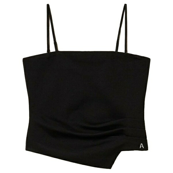 ツインセット レディース カットソー トップス Draped top Black｜asty 28,258円