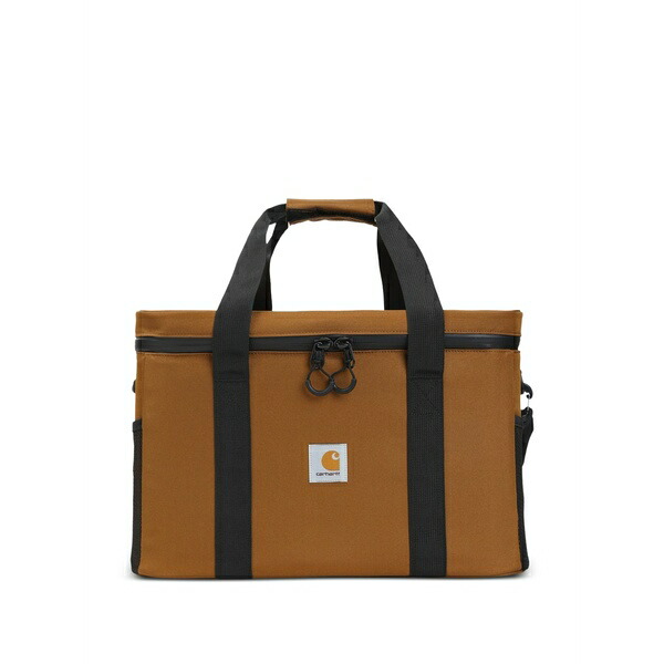 鉄道車両ハート形 メンズ ボストンバッグ 御徒面子 Cooler top handle zip wash bag Brown
