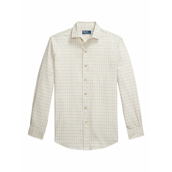 ラルフローレン メンズ プルオーバー トップス Check-patterned button-up shirt Neutrals