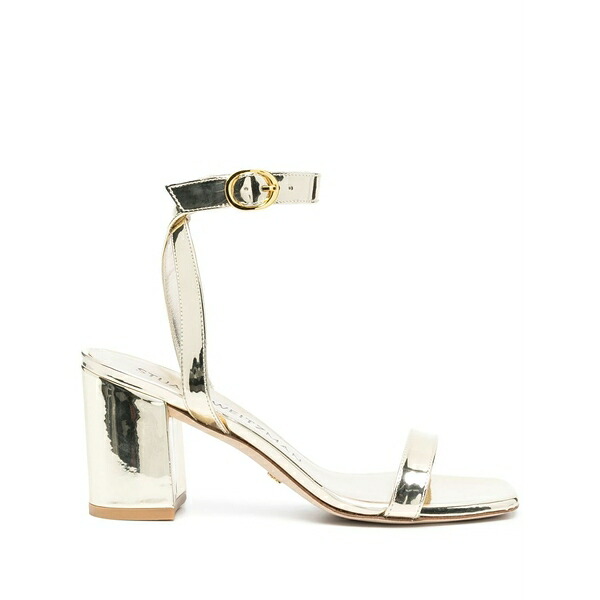 スチュアート ワイツマン レディース サンダル シューズ Barelynude wrap sandals Gold｜asty