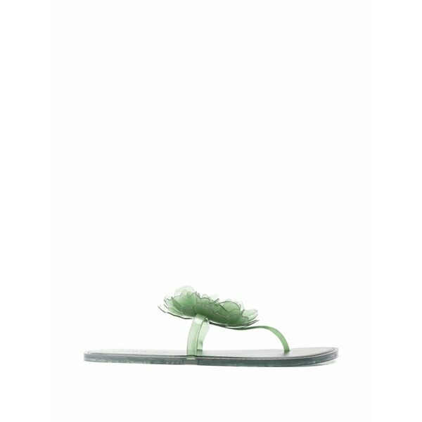耕園 リオ レディース サンダル シューズ Flow-detail flip-flops Green