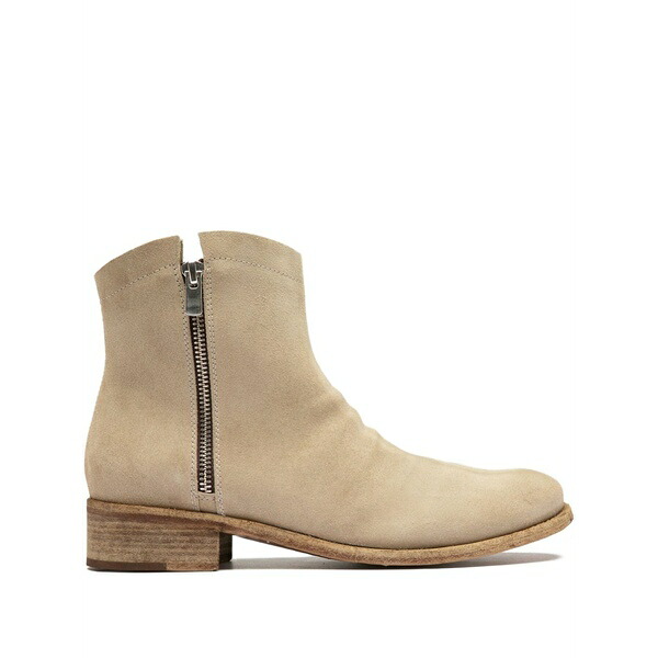 オフィチーネ 創作的 レディース ブーツ シューズ Oliver sigaro zip-detail suede ankle boots Neutrals