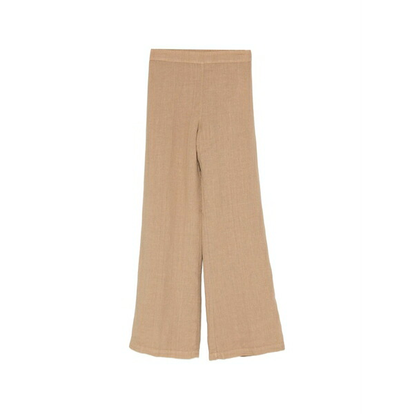 １２０％リノ レディース 心地好いズボン下 ボトムス Wide-leg trousers Neutrals