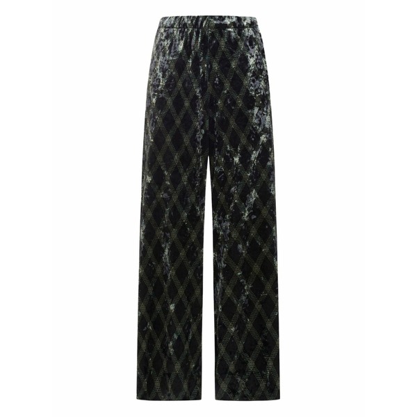 ピエール＝ルイ・マシア メンズ 心地好いズボン下 ボトムス Diamond-pattern trousers Black