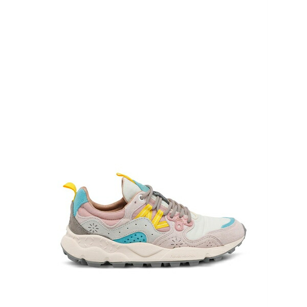 フラワーマウンテン レディース スニーカー シューズ Yamano 3 laced sneakers Pink｜asty