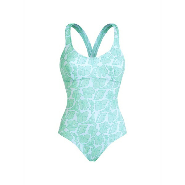 ヴィルブレクイン レディース ワンピース トップス Crossed-back swimsuit Green｜asty