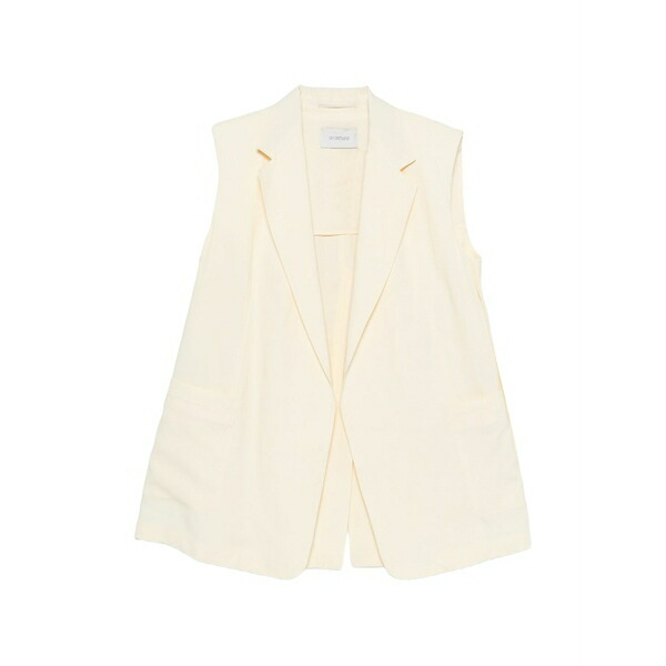 運動競技マックス レディース 上衣＆上衣 アウター Spxmaggio oversized gilet Neutrals