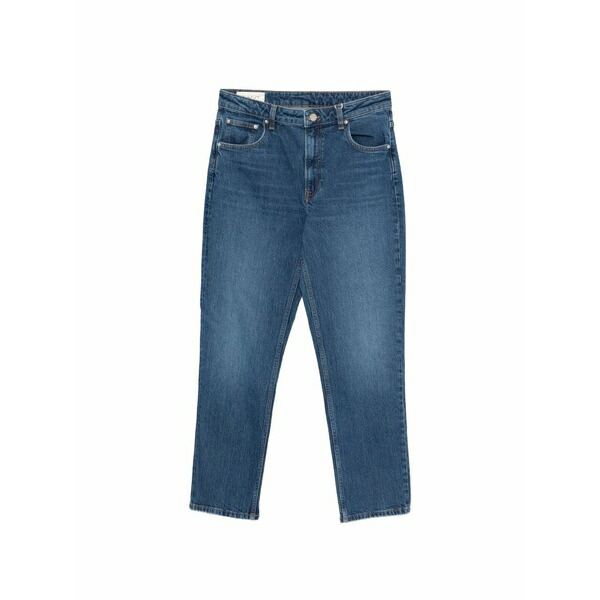 ガント レディース デニムパンツ ボトムス Archive belt loops straight jeans Blue|asty