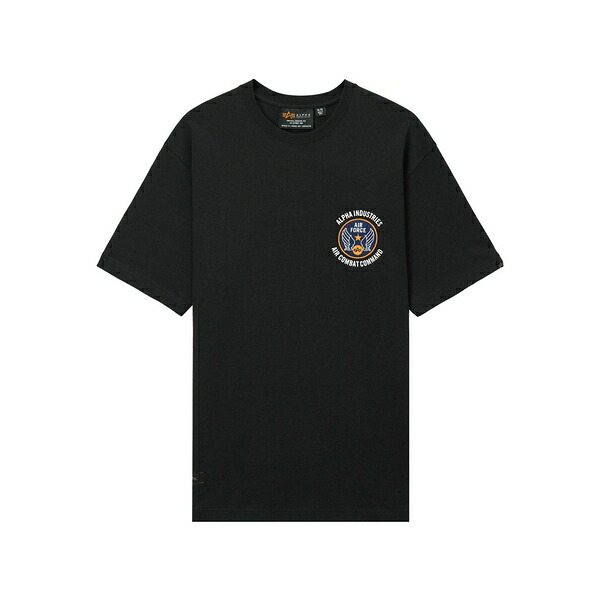 アルファインダストリーズ メンズ Tシャツ トップス Air force-patch t-shirt Black｜asty