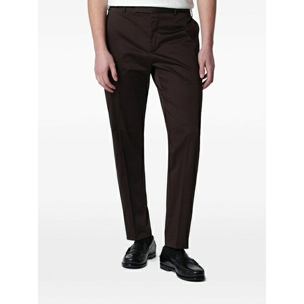 PTトリノ メンズ 心地好いズボン下 ボトムス Tailored trousers Brown