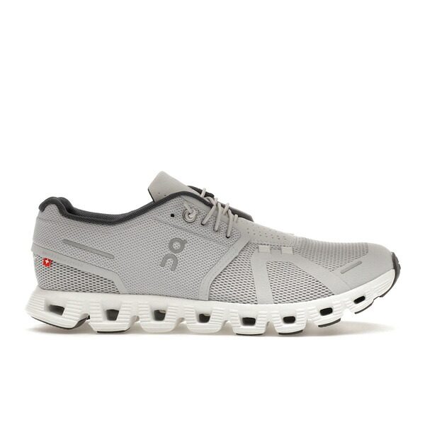 On オン メンズ スニーカー 【On Running Cloud 5 Glacier Grey White】 サイズ US_7.5(25.5cm) Glacier/White｜asty